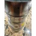 6 Inch to 5 Inch Round Duct Reducer, 24 Galvanized Steel Adapter H: 12 Inch