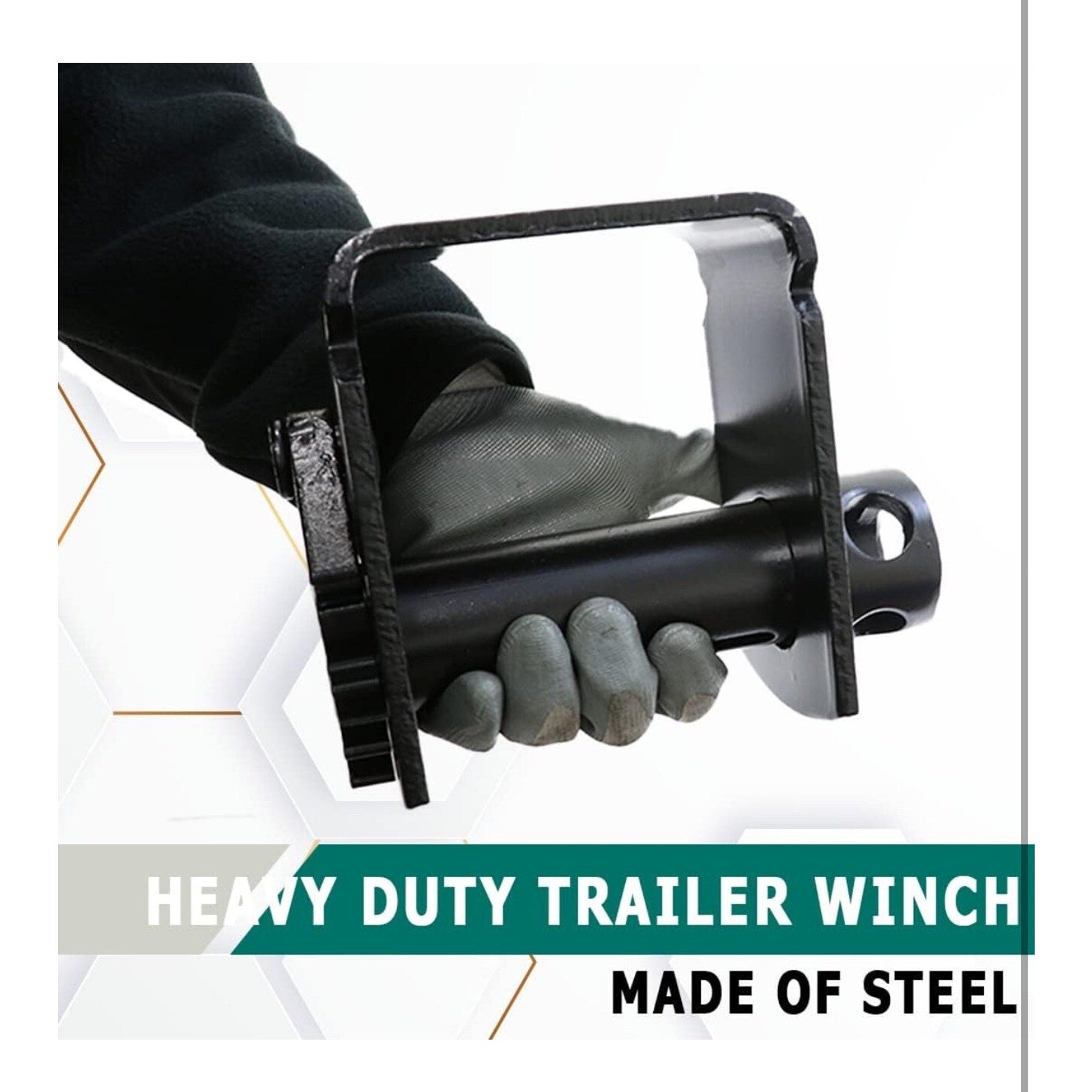 Boxer Heavy Duty Sliding Winch for Flatbed Trailer – Steel Winch Tie Down C