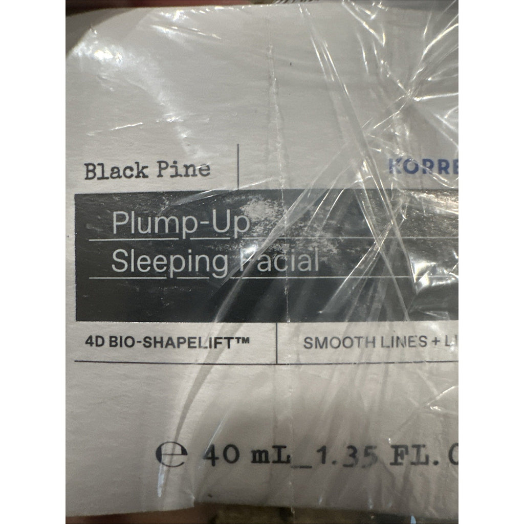 KORRES Black Pine Pump-Up Sleeping Facial 1.35oz