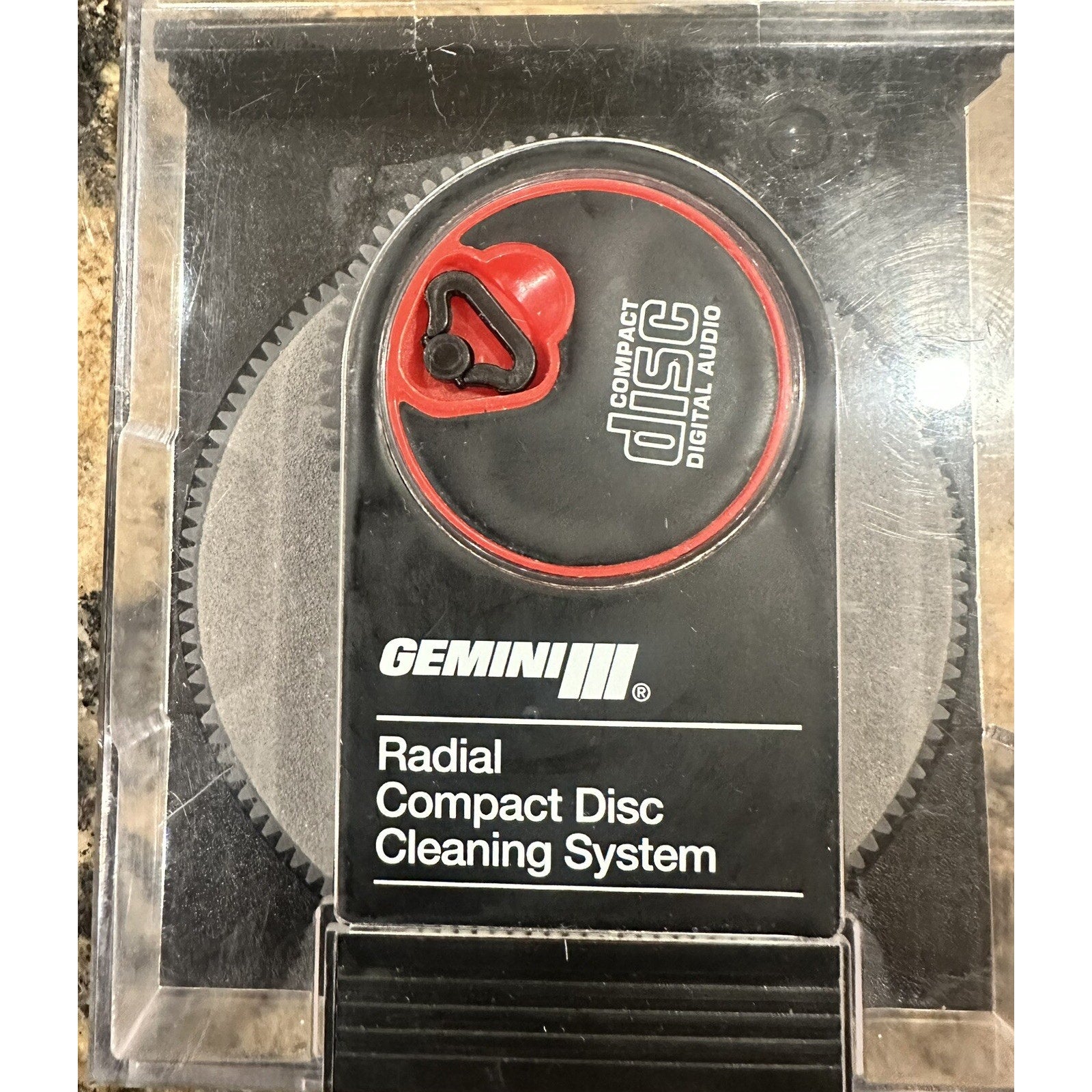 Vintage Gemini Audio Radial CD Cleaner System Removes Dirt AS459