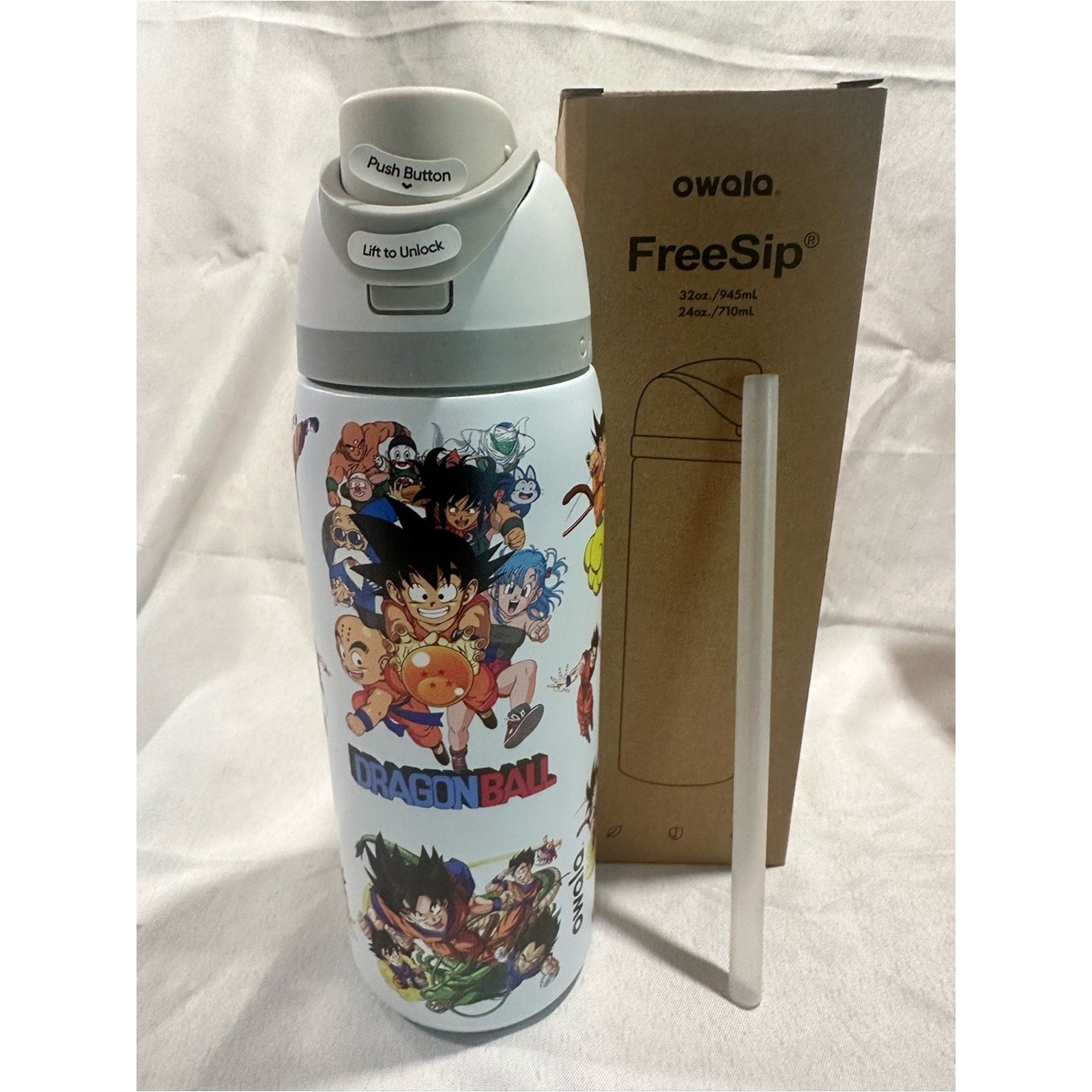 Custom Engraved Owala FreeSip DragnBall 32 oz