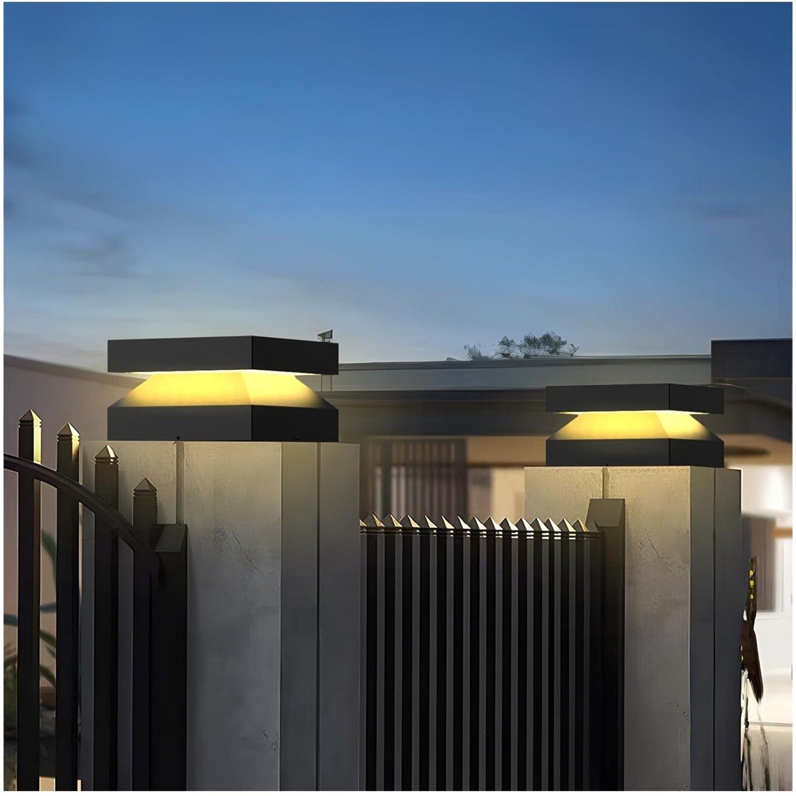 Stainless Steel Outdoor Post Lights, Solar Light,Outdoor Lamp Post