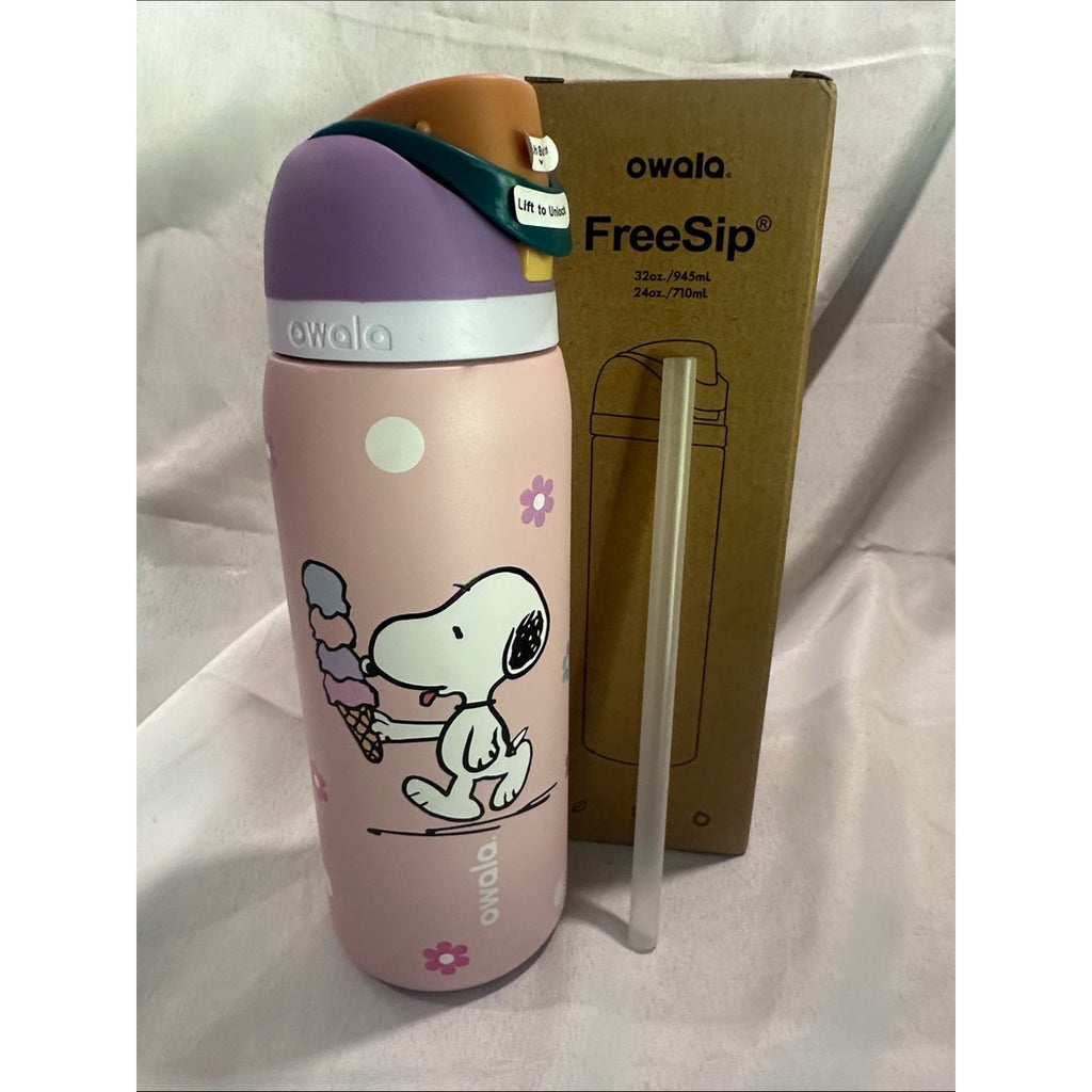 Custom Engraved Owala FreeSip Snoopy 32oz