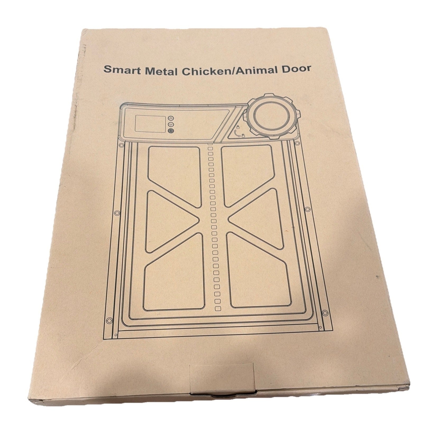 Large Size Automatic Chicken Coop Door Solar - Powered Auto Chicken Door Open