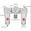 NANPU Air Filter, Regulator & Lubricator (FRL) Combo - Water/Oil Trap 1" NPT