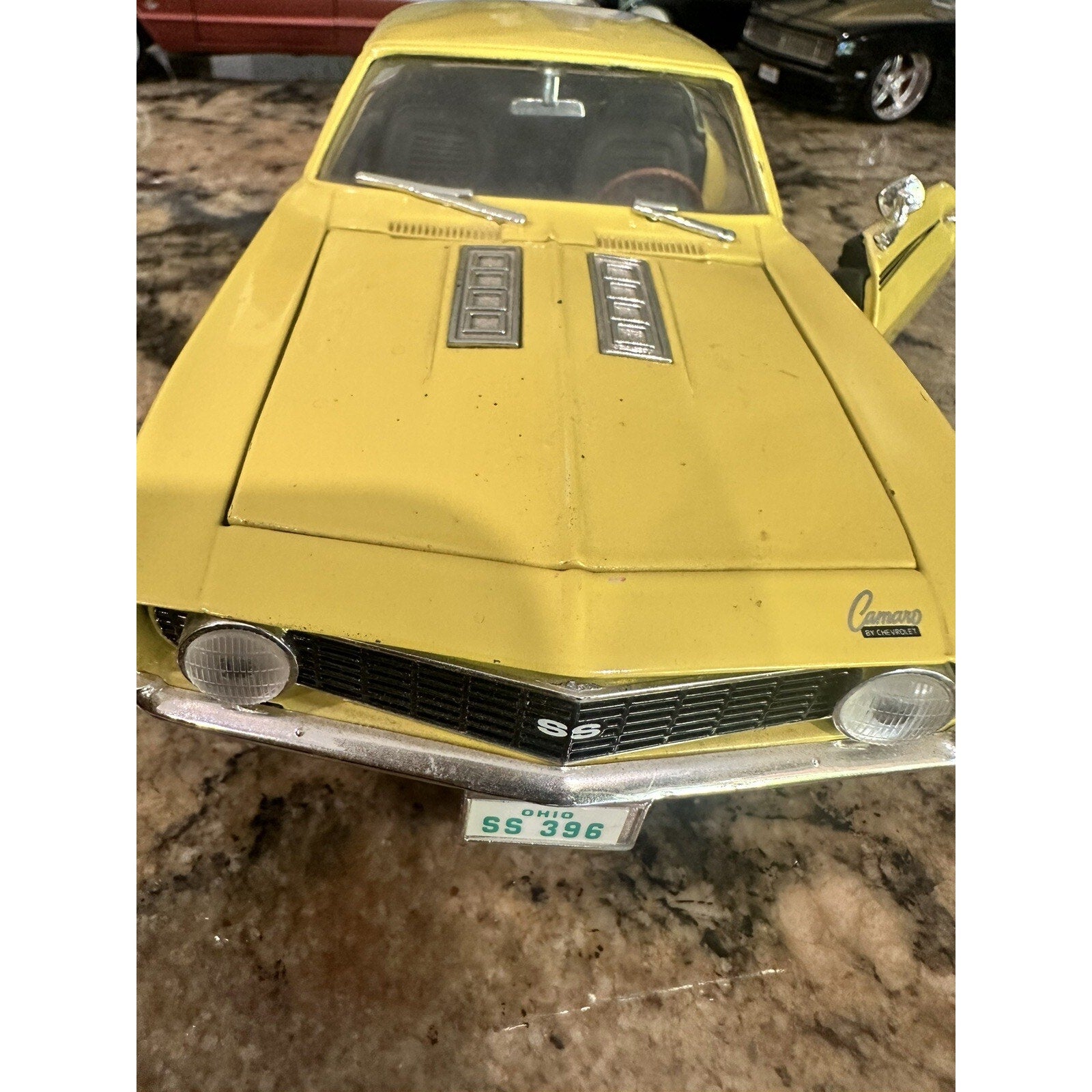 Scale Car Models for Camaro SS396 1969 Alloy Car Model