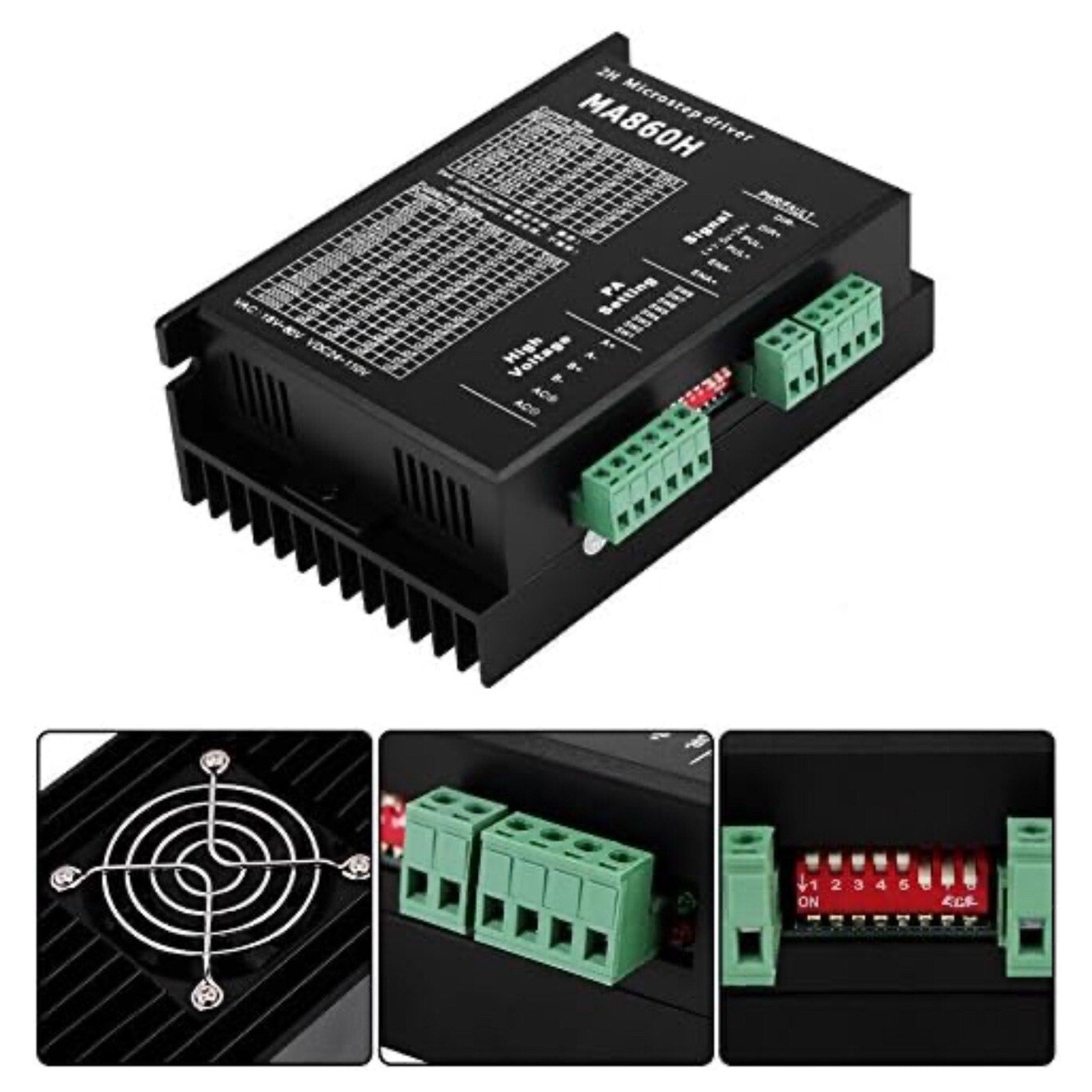 2 Phase Digital Stepper Motor Driver DM542S for CNC Nema 17 23 34 Stepper Motor