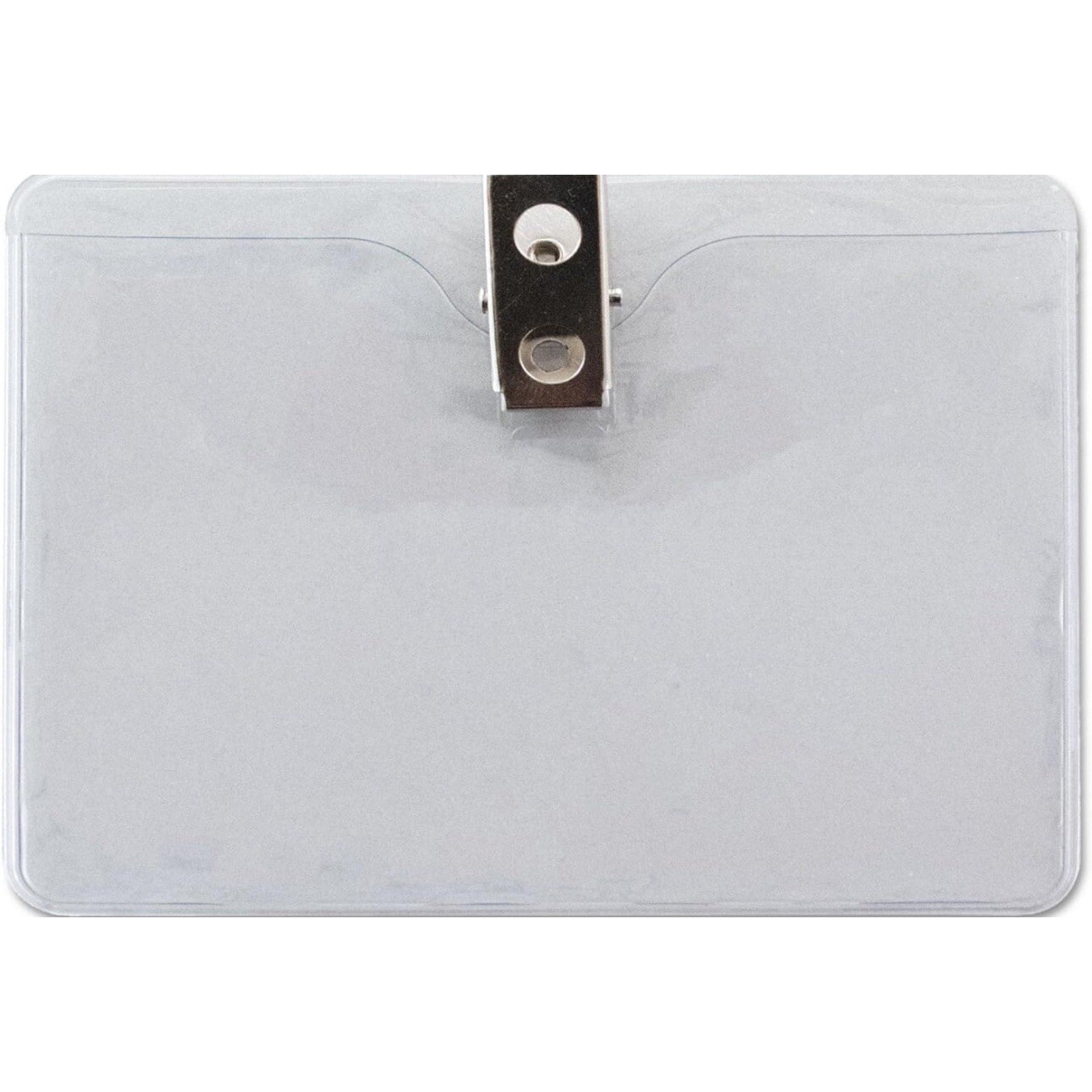 Advantus Horizontal Security ID Badge Holder 3.5 x 4.25 50/Box 75411