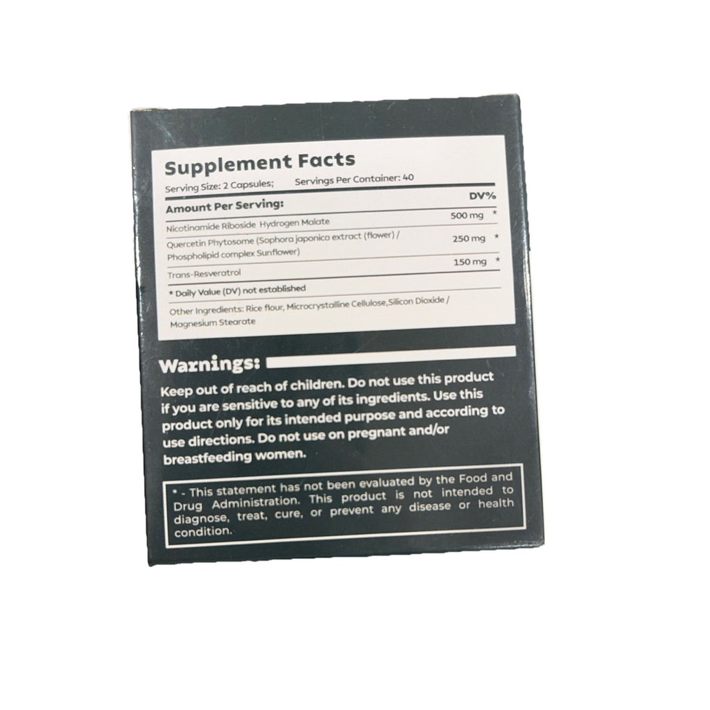 Reus Research NAD+ Liposomal Nicotinamide Riboside 900 mg - 80ct - Exp 01/2027