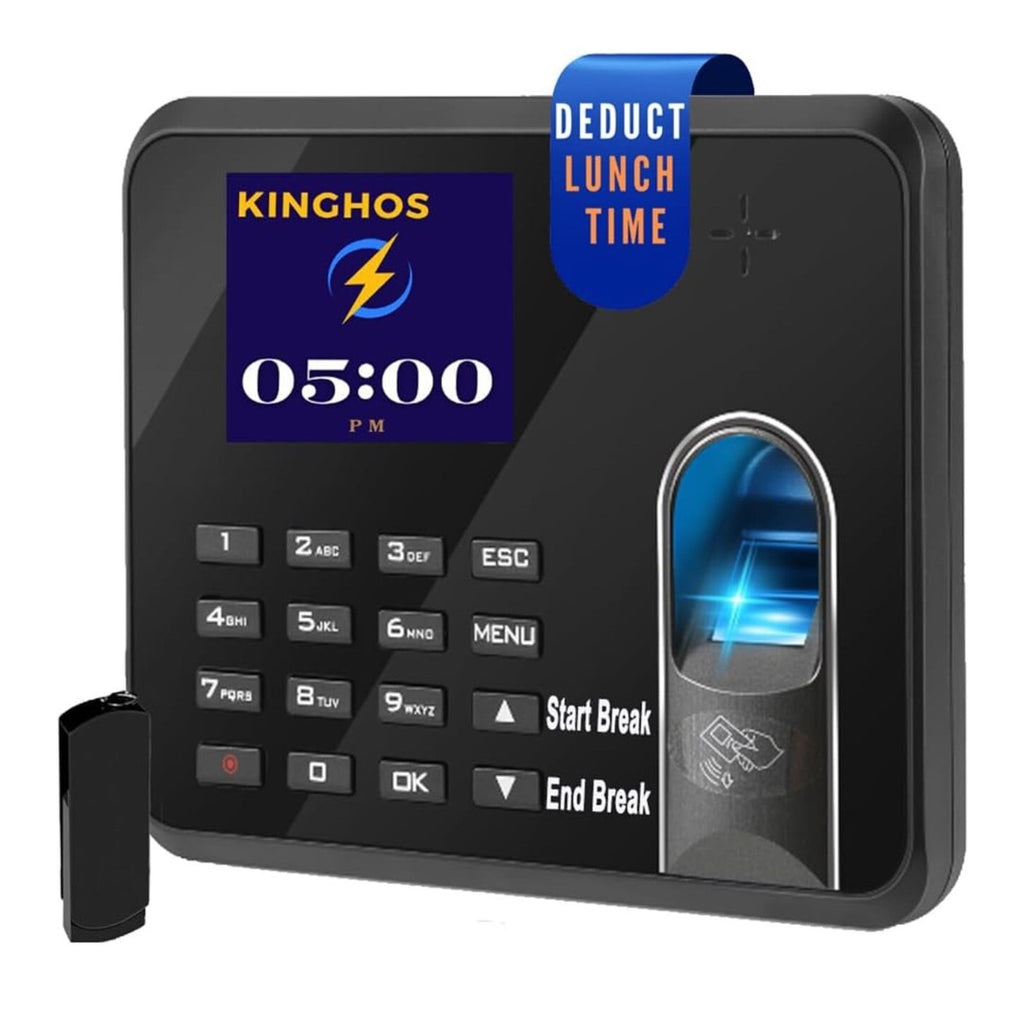 Standalone Employee Attendance Time Clock Biometric Fingerprint Terminal