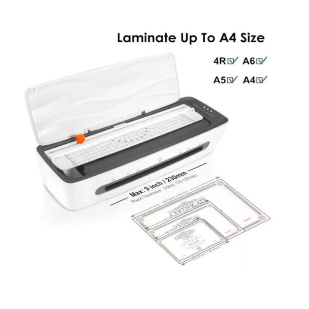 Beixtopopo A4 Cold and Thermal Laminator SL688, White