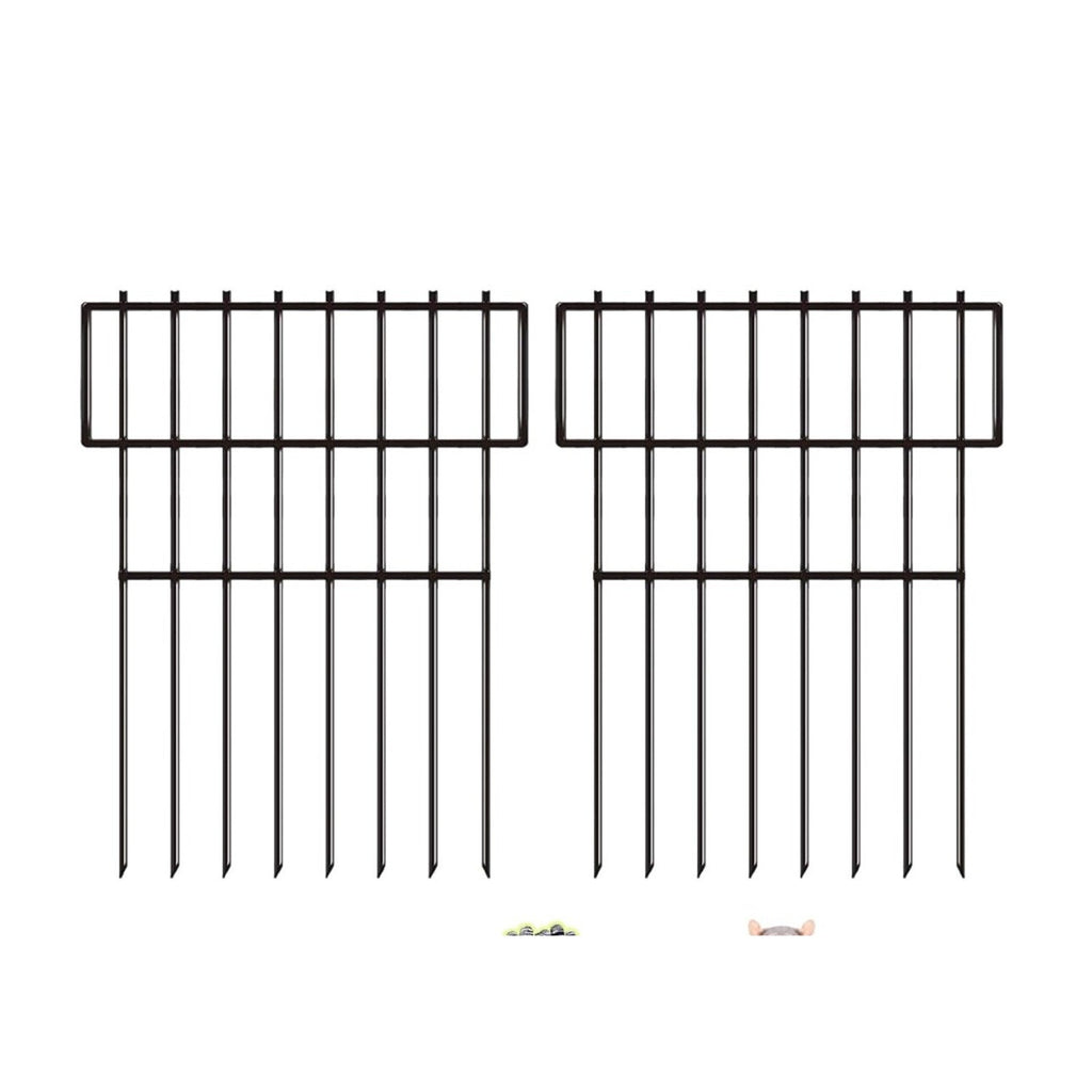 Animal Barrier Fence No Dig 10pcs Garden Fence 10.8ft(L) X17 H Dog Fence
