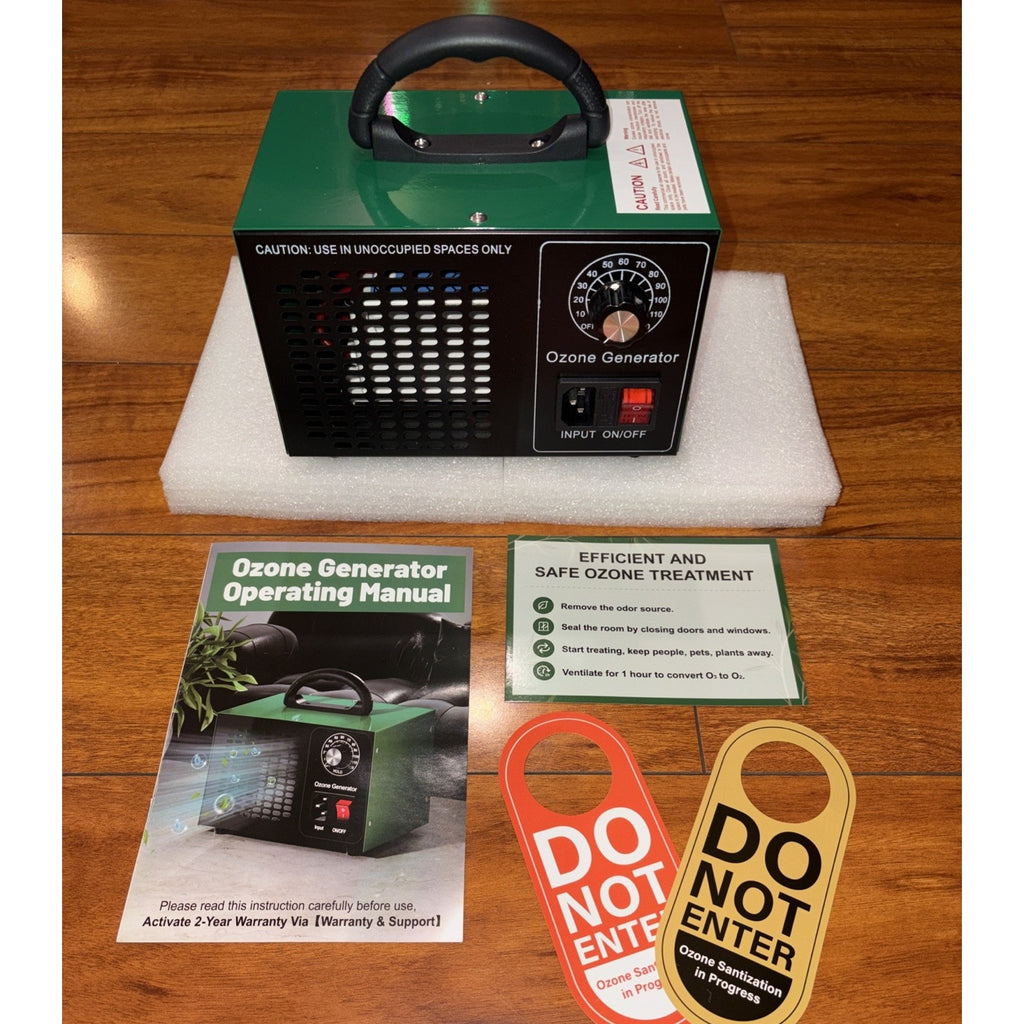 Ozone Generator Basvacsh 45,000 Mg/h, O3 Purifier, Deodizer For 2500 Square Ft