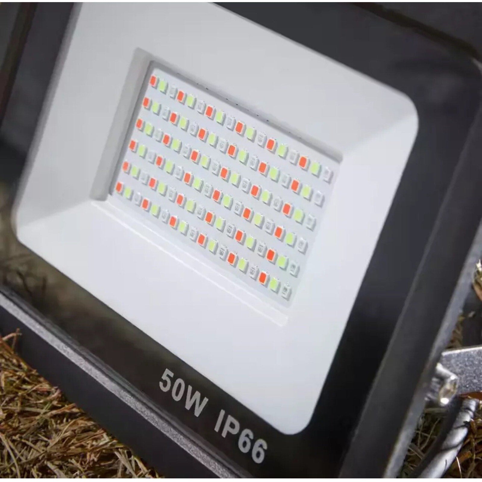 BR MESH 120V 50-Watt Multi-Colored Wifi LED Floodlight