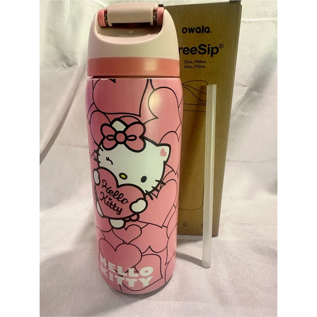 Custom Engraved Owala FreeSip Hello Kitty 32 oz