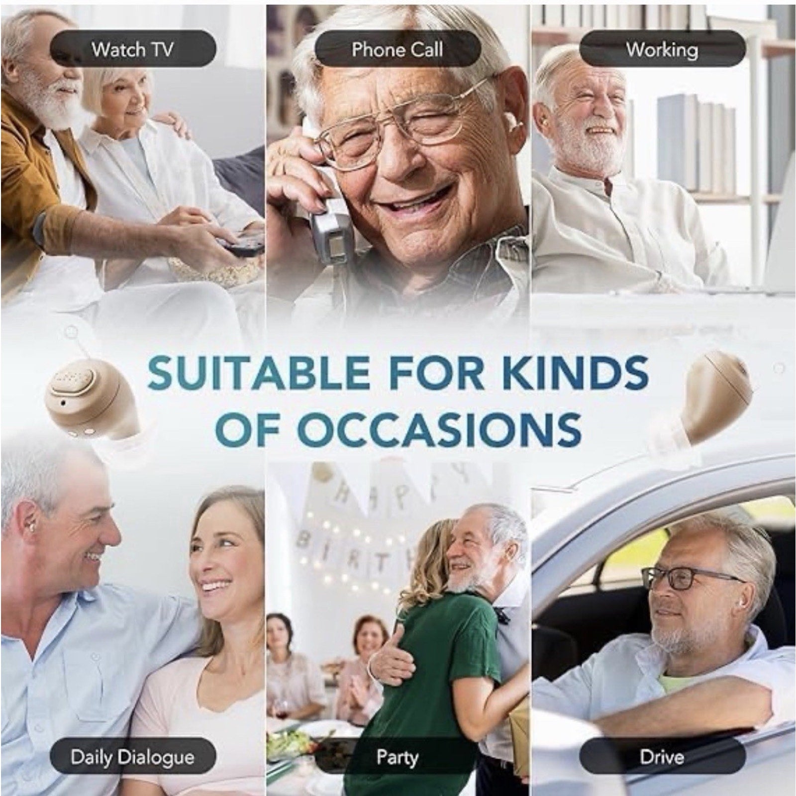 Wuvee Hearing Aids model:JH-A260 New Sealed