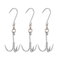 13.2'' Swiveling Meat Hook, 0.27'' Thickness Three-Prong Meat Hooks, 3Pcs