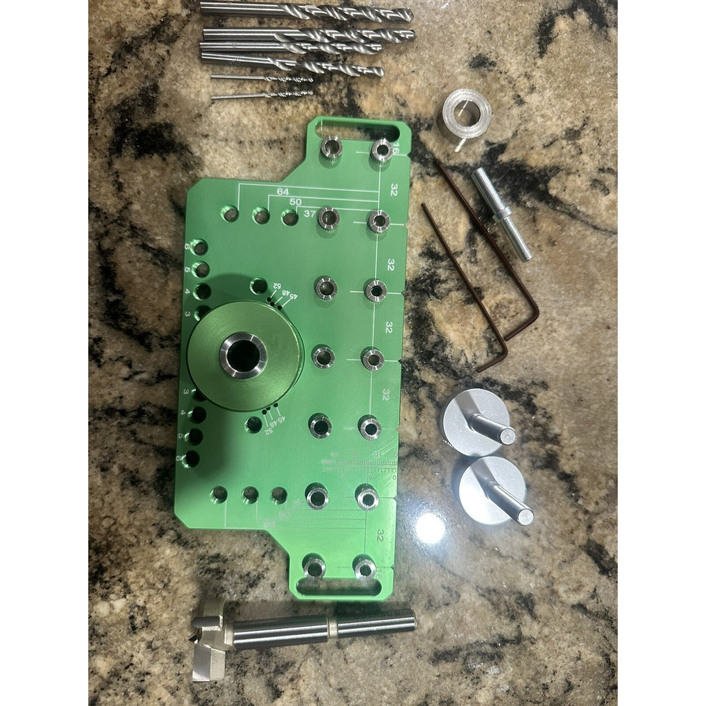 Aluminum Alloy Shelf Pin Drilling Guide Easy Installation and Adjustable Depth
