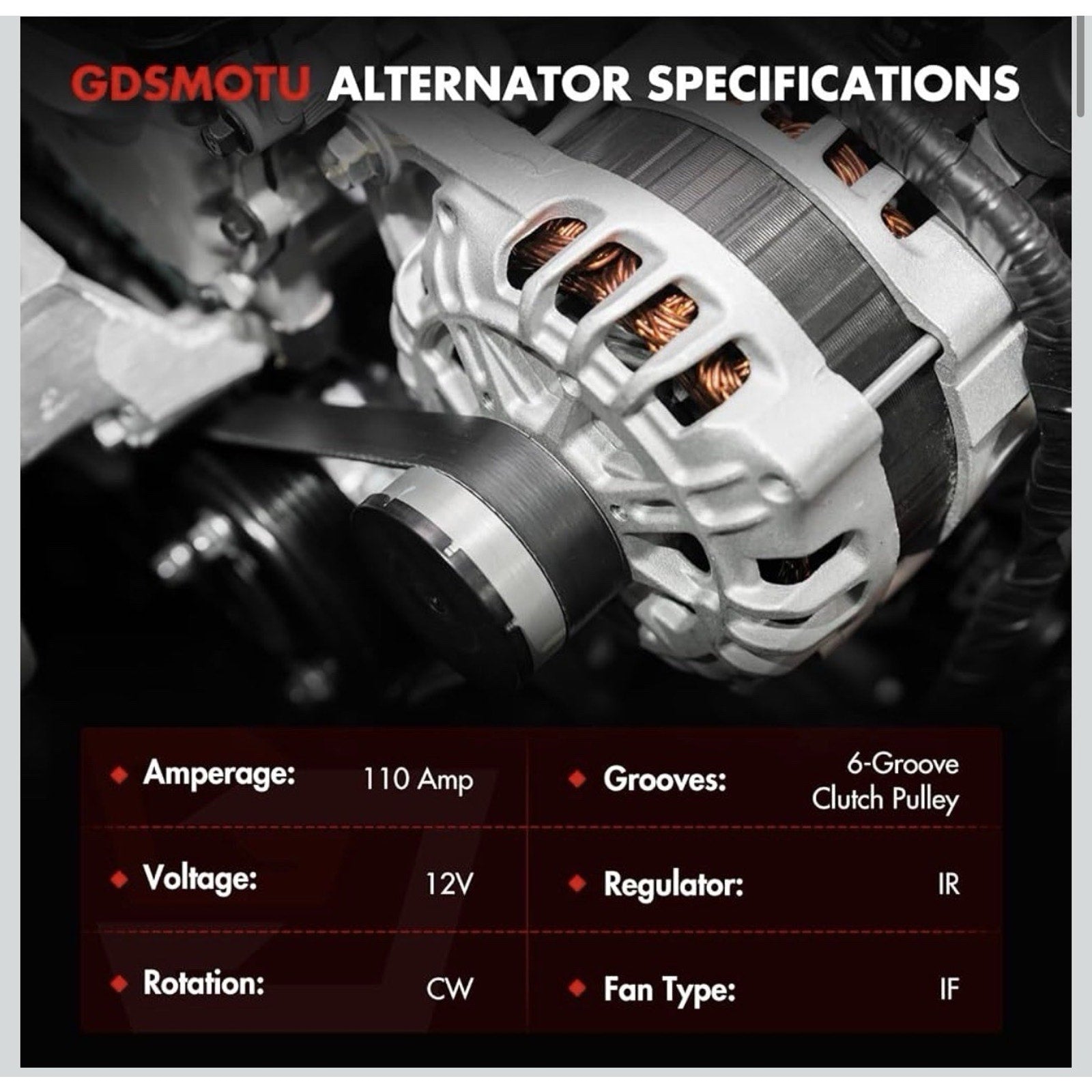 Alternator For Nissan Altima Sentra 2007-2012 L4 2.5L 23100JA02A Read For More