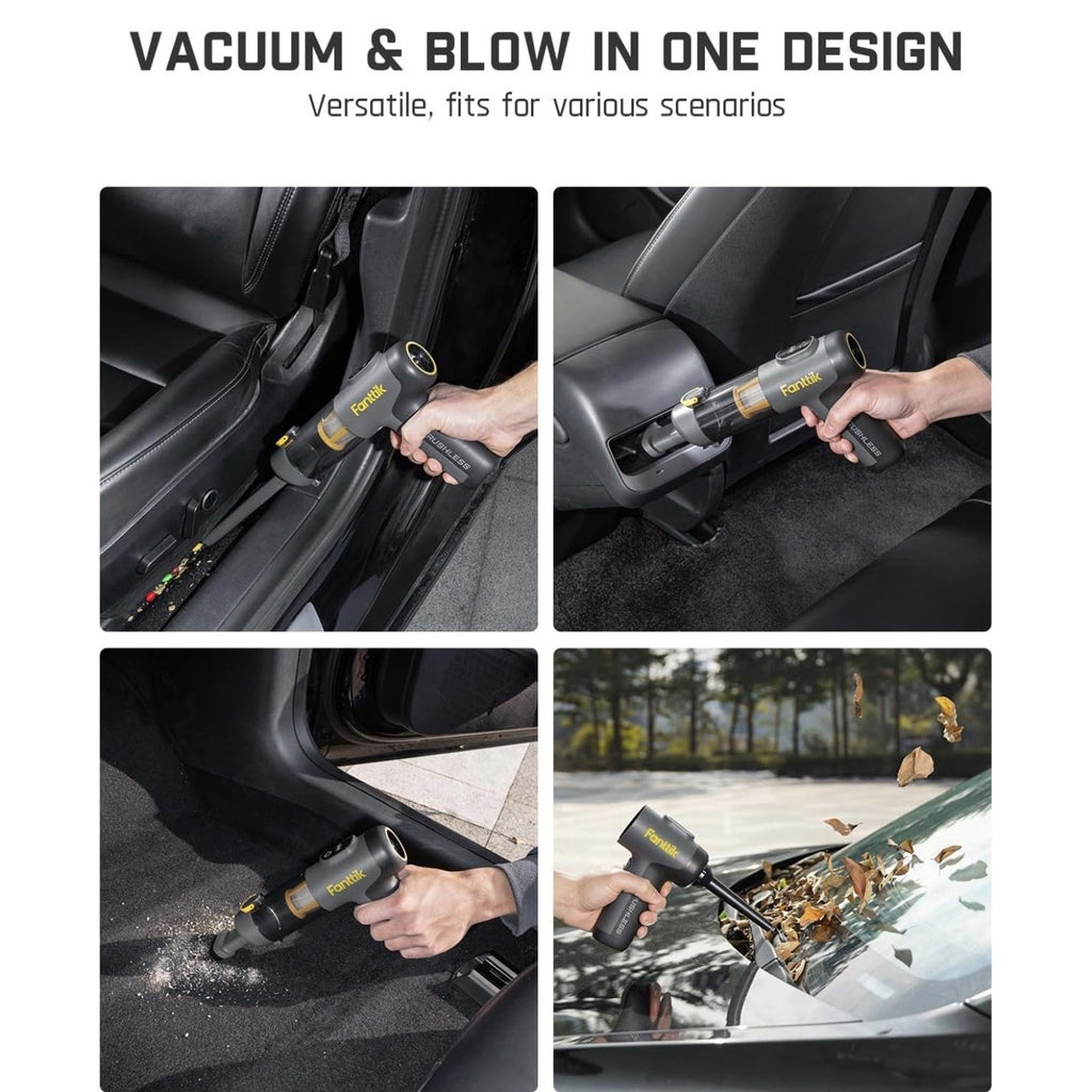 Fanttik Slim X100 Mix 4-in-1 Car Vacuum & Air Duster