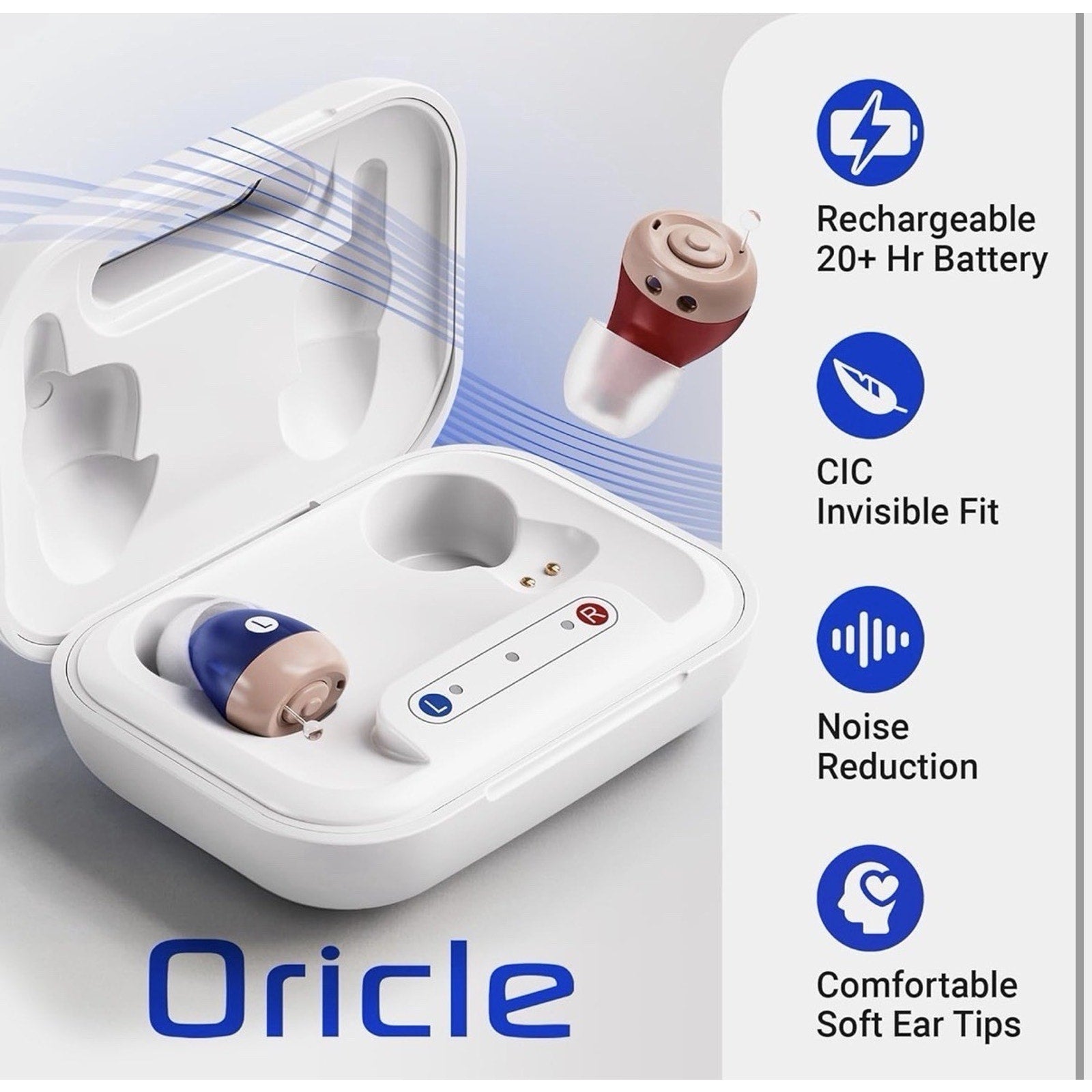 Oracle Standard 2.0 Hearing Aids for Seniors Oricle Hearing Aids for Adults