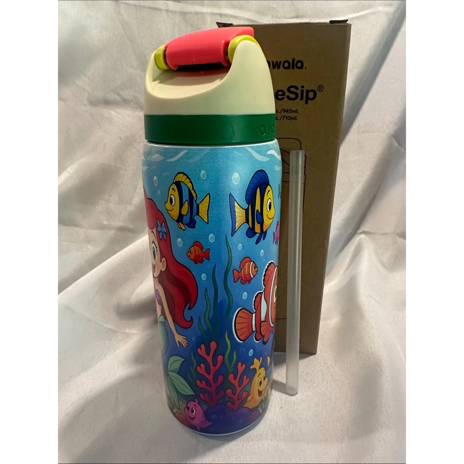 Custom Engraved Owala FreeSip Little Mermaid Ariel 32 oz
