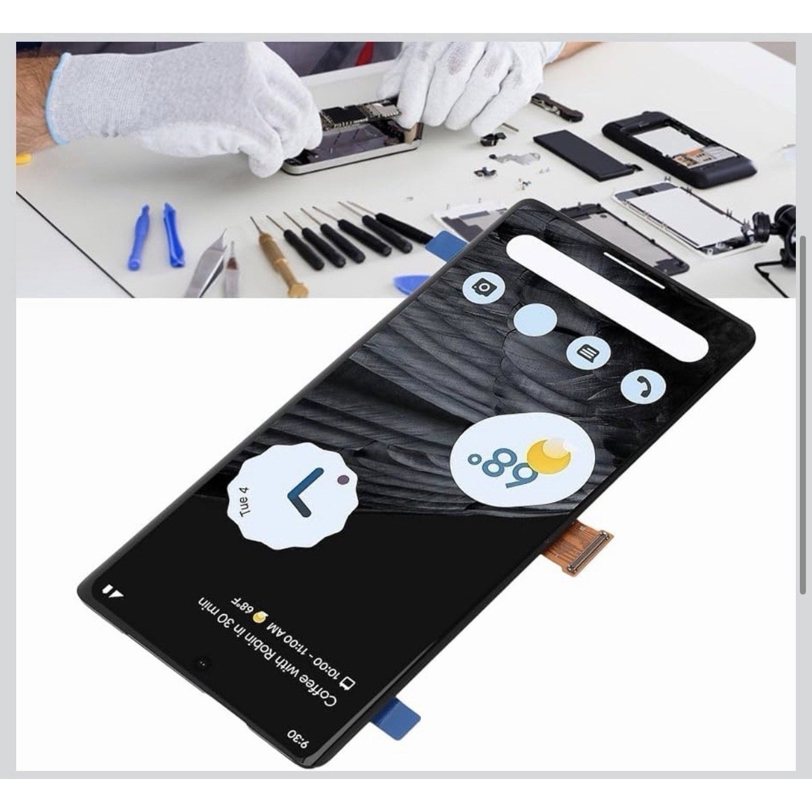 OLED for Google Pixel 7 Pro 5G Screen GP4BC GE2AE LCD Replacement