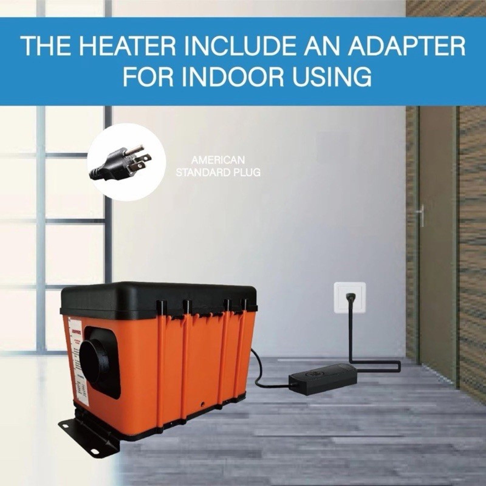 Diesel Air Heater 8KW 12V /24V W/Bluetooth AC110V AC Adapter For RV Camper, Tent