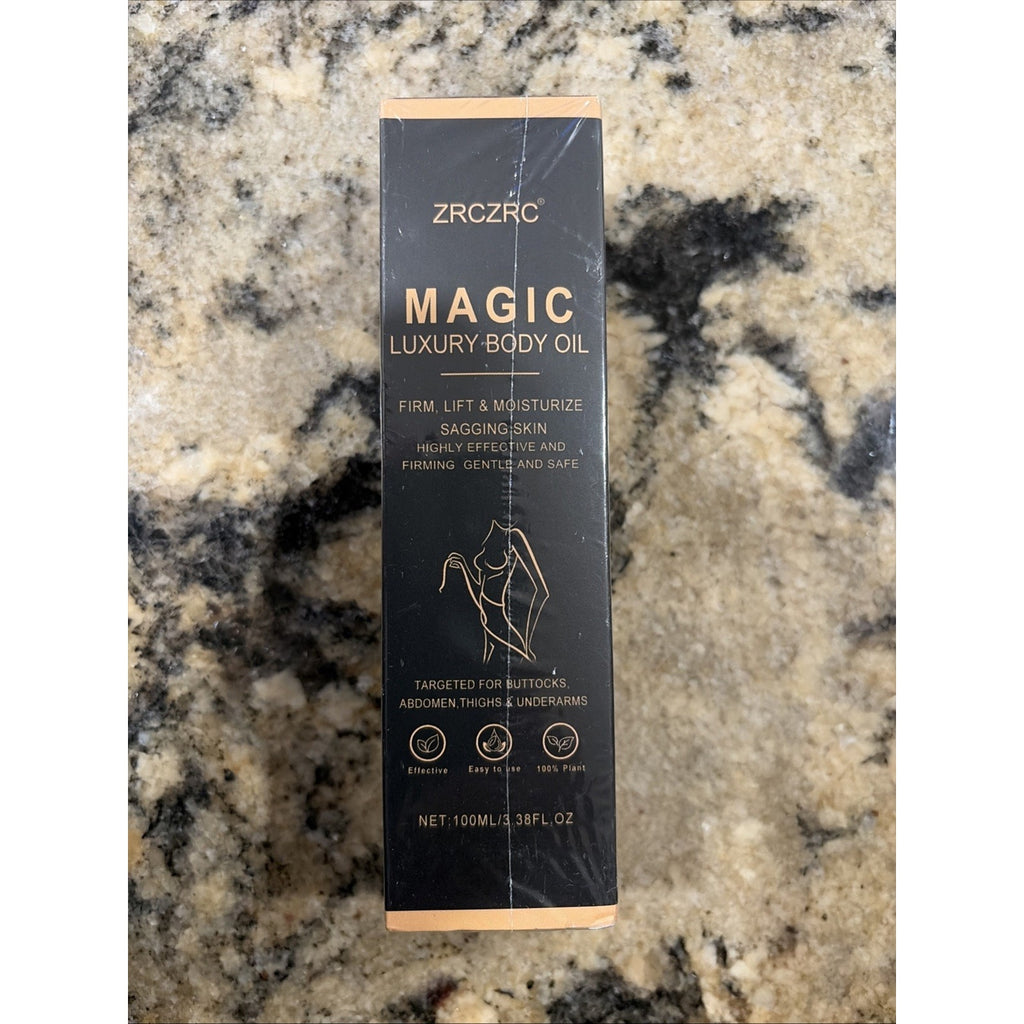 Magic Luxury Body Oil 3.38 Fl Oz Firms Hydrates Drooping Skin Pump Exp 8/2028