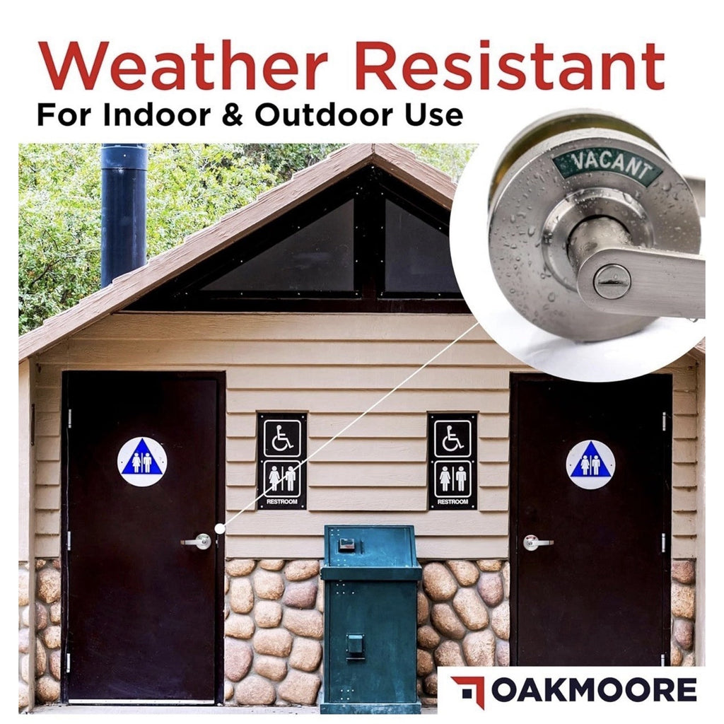 OAKMOORE Commercial Door Handle | Vacant Occupied & Commercial Restroom Lock