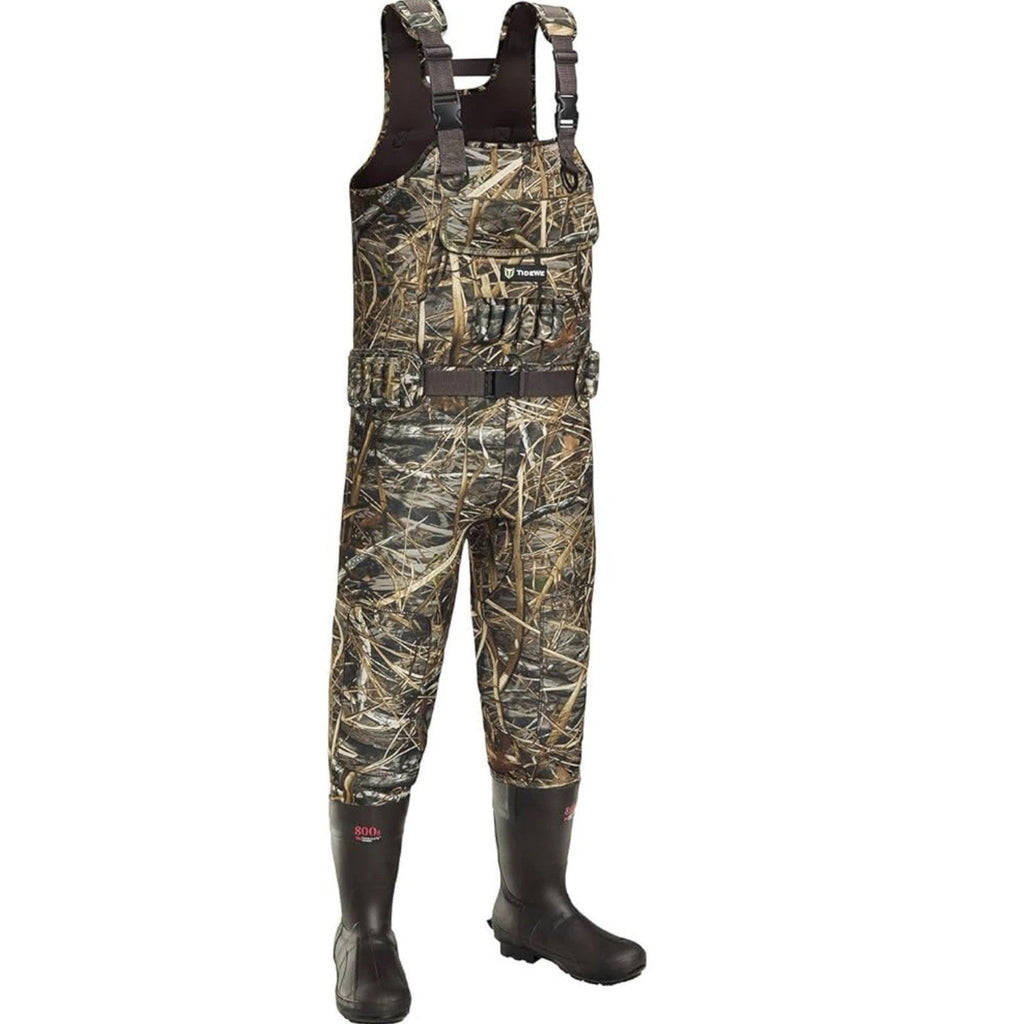 TIDEWE Cameo Chest Waders, Hunting Waders for Men with 800G Insulation - Size 7