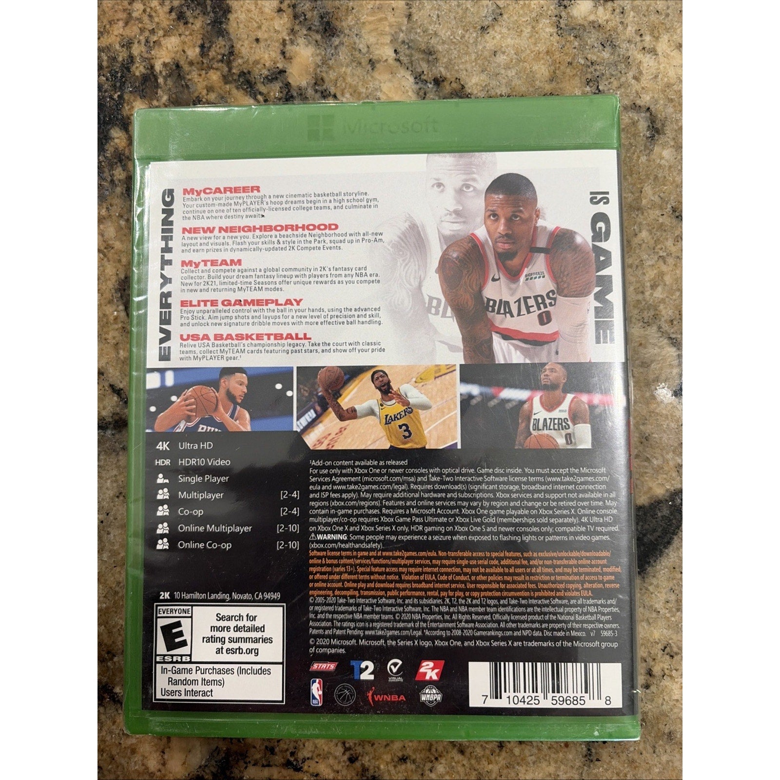 NBA 2K21 (Microsoft XBOX ONE) Factory Sealed Brand New Basketball Video Game