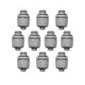 14 Conduit Connectors, 1/2 Inch Liquid Tight Connector NPT Non-Metallic for PVC