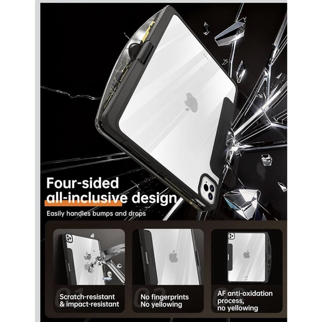 Transparent Keyboard Case for iPad Pro 13" (M5/M4, 2025/2024) Wireless Keyboard