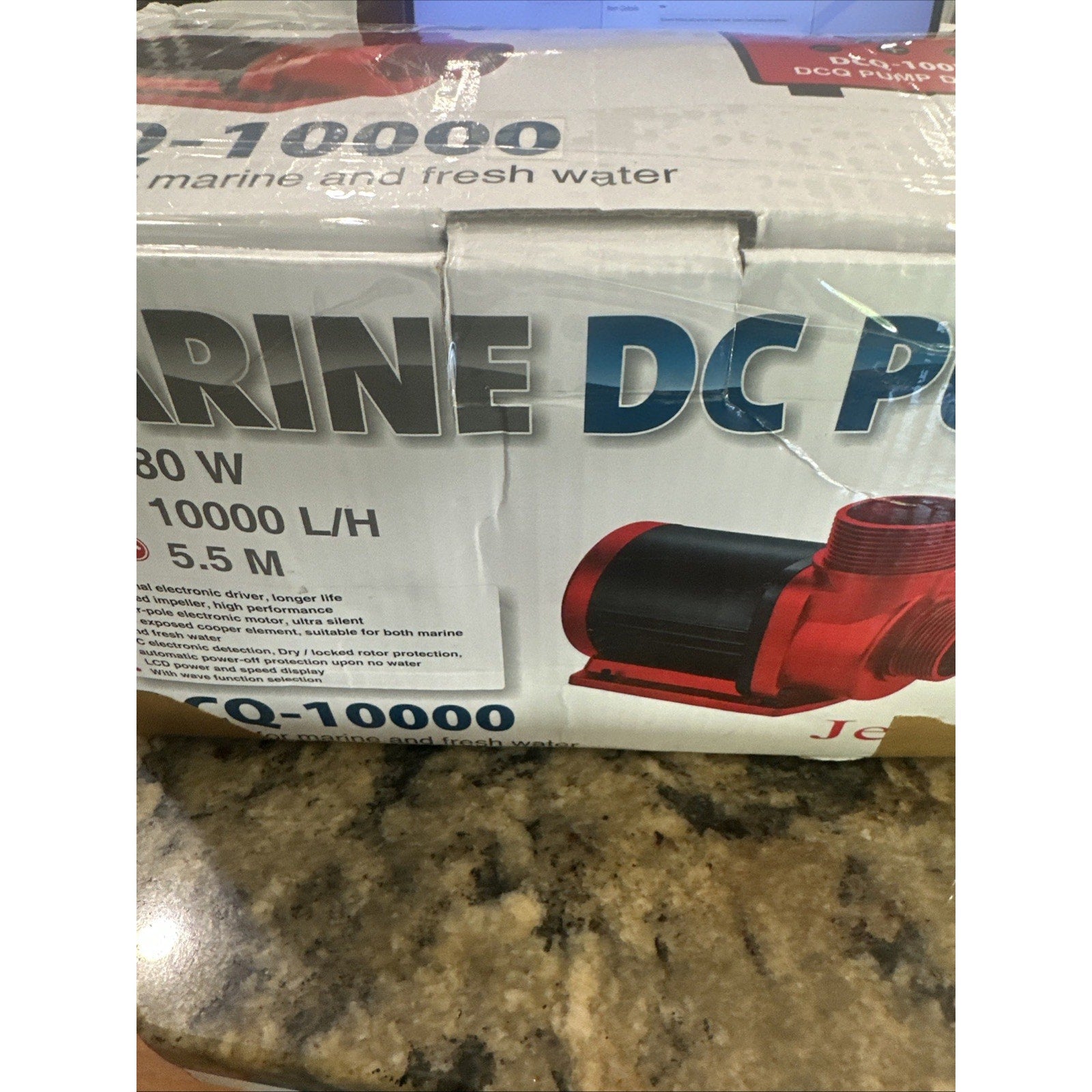 JEBAO 10000lph 80w Aquarium DC Return Pump With Controller and Wave Function