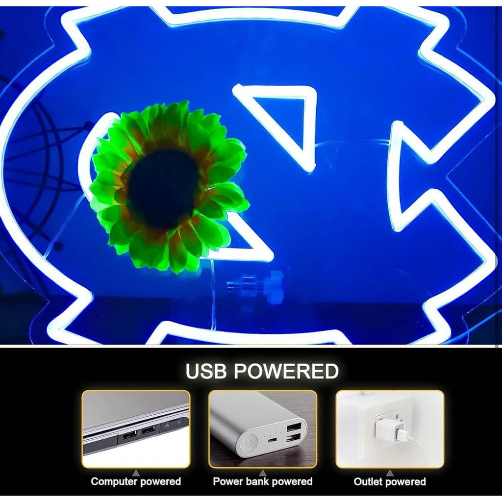 North Carolina Tar Heels Neon Sign 15" X 12" Wall Mount LED