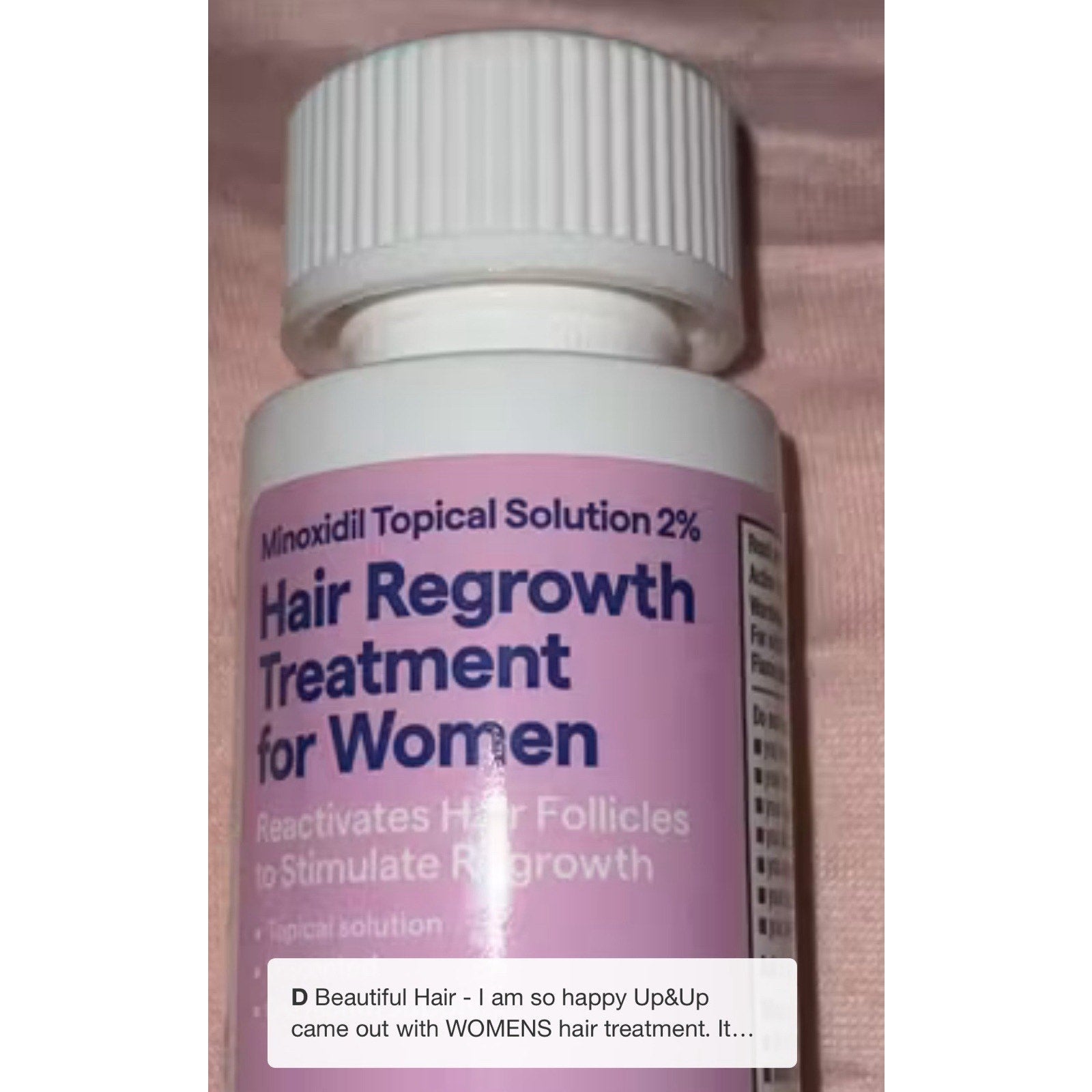 Up & Up Hair Regrowth Treatment Women 3 2fl oz bottles 3 months supply
