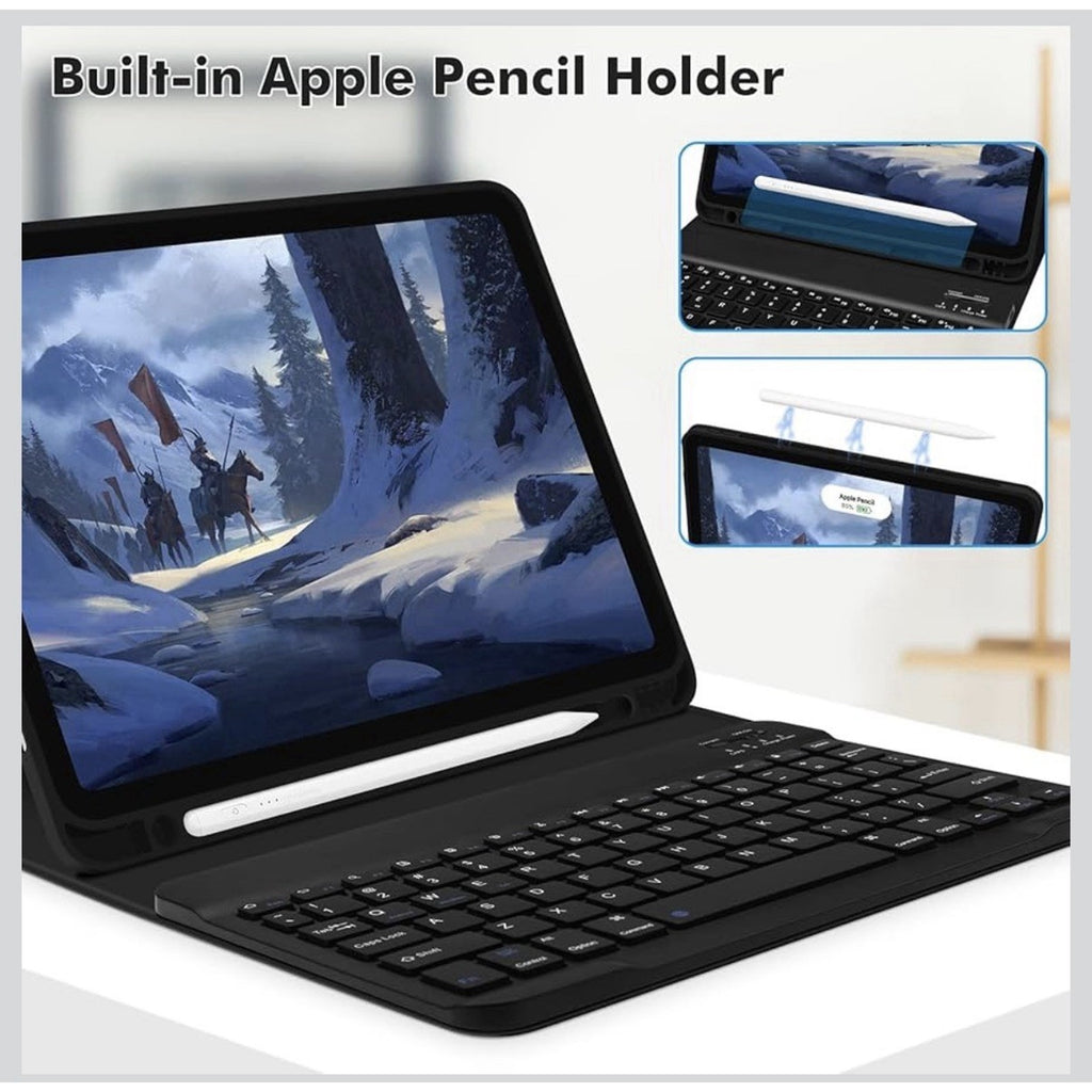 GOKOCO Keyboard Case iPad Air 11” M2/M3, 10.9” 4th/5th Gen , Black