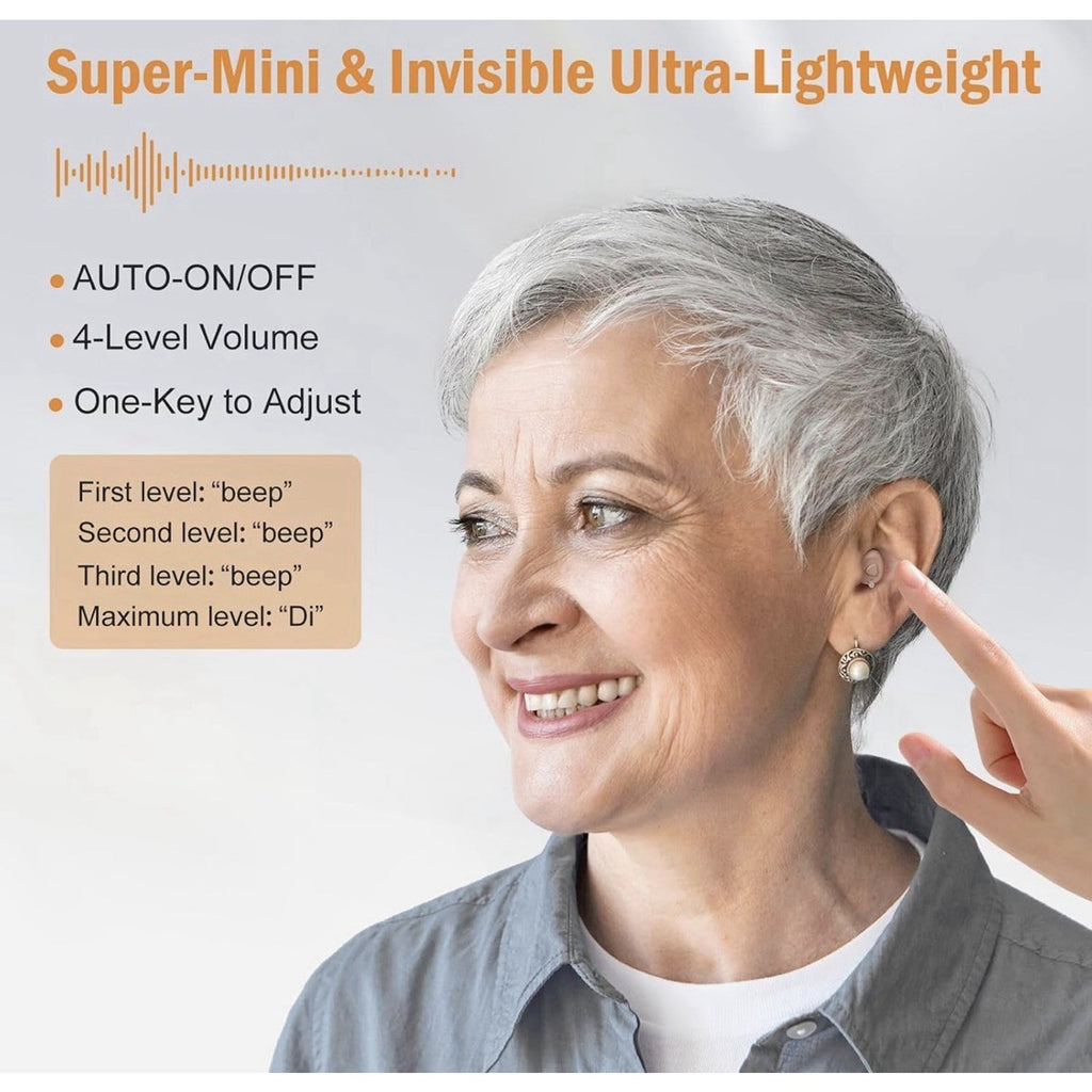 Rechargeable Hearing Aides for Seniors w/16 Channel Digital Chips NEW