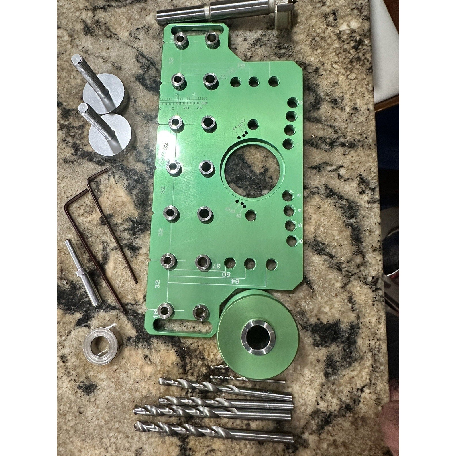 Aluminum Alloy Shelf Pin Drilling Guide Easy Installation and Adjustable Depth