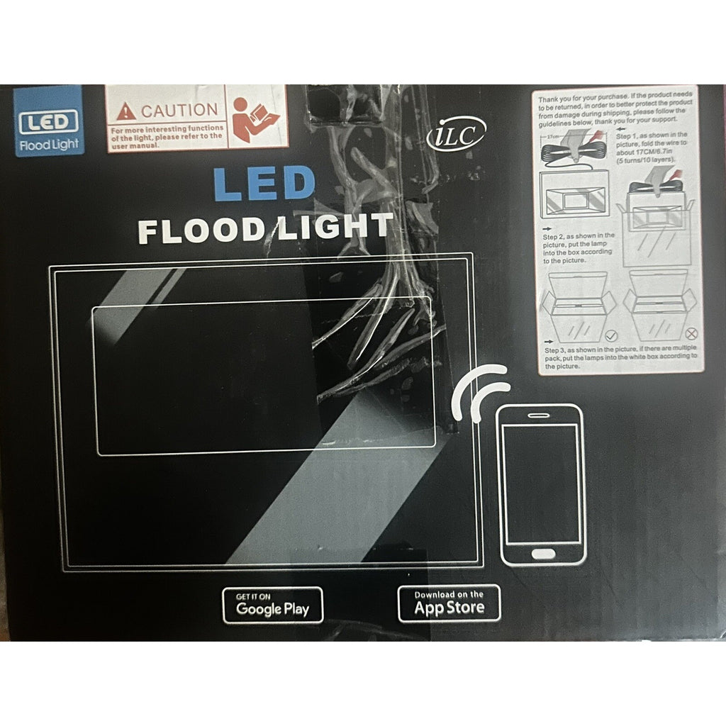 BR MESH 120V 50-Watt Multi-Colored Wifi LED Floodlight