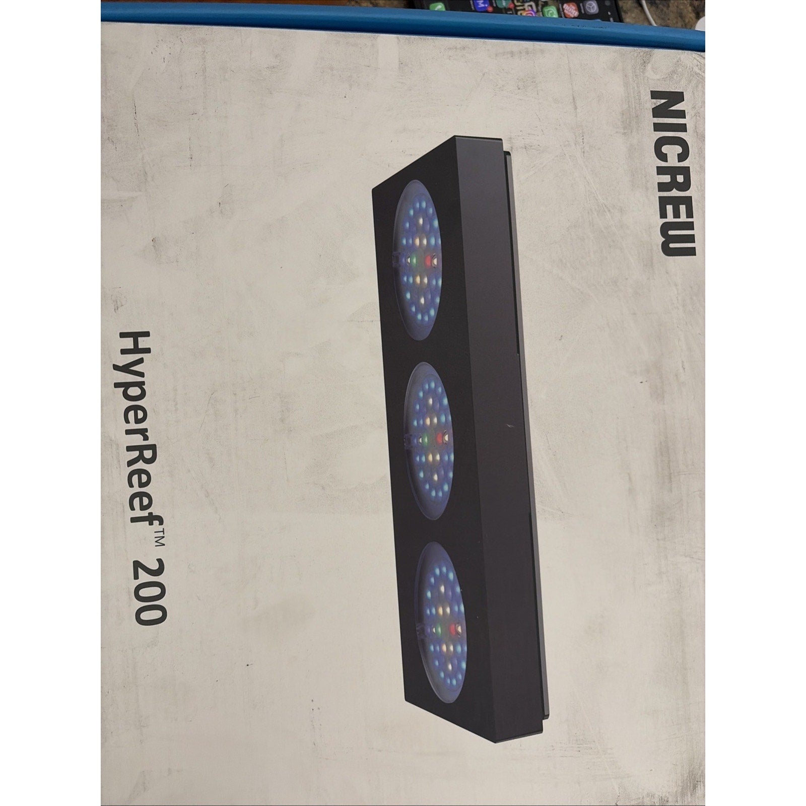 NICREW Hyperreef 200 Gen2 Reef LED Light 200W Programmable Coral Aquarium Light