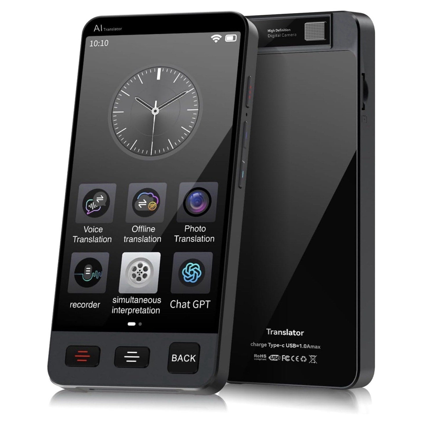 M80 PRO AI Voice Translator –2-Way Smart Translator | 142 Languages | Off/Online