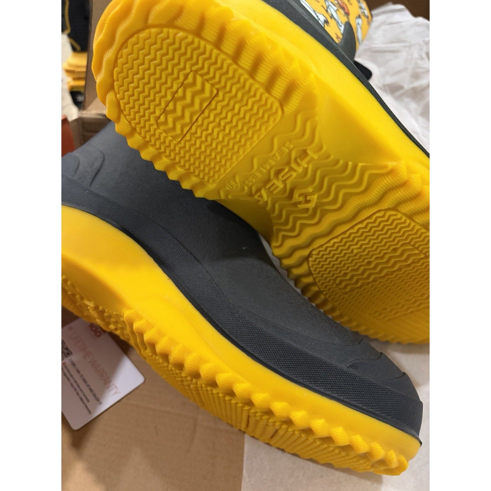 HISEA Women's Tall Rain Boots Waterproof Anti-Slip Outdoor Garden Work Size 10