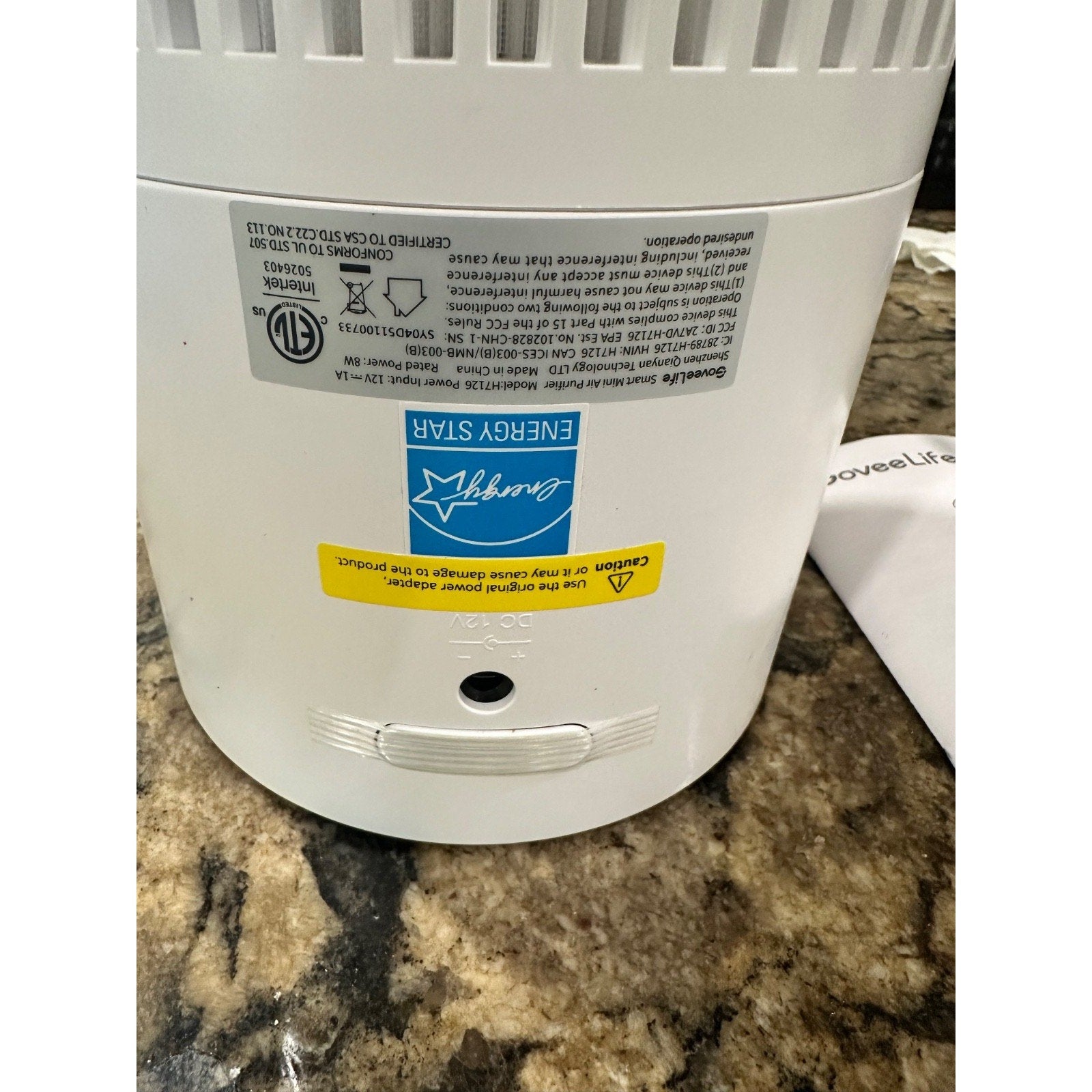 GOVEELIFE MINI AIR PURIFIER FOR BEDROOM, SMART PURIFIER WORKS WITH ALEXA, GOOGLE