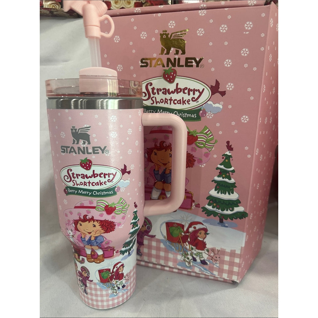 Custom Wrap Stanley 40 oz Red Strawberry Shortcake