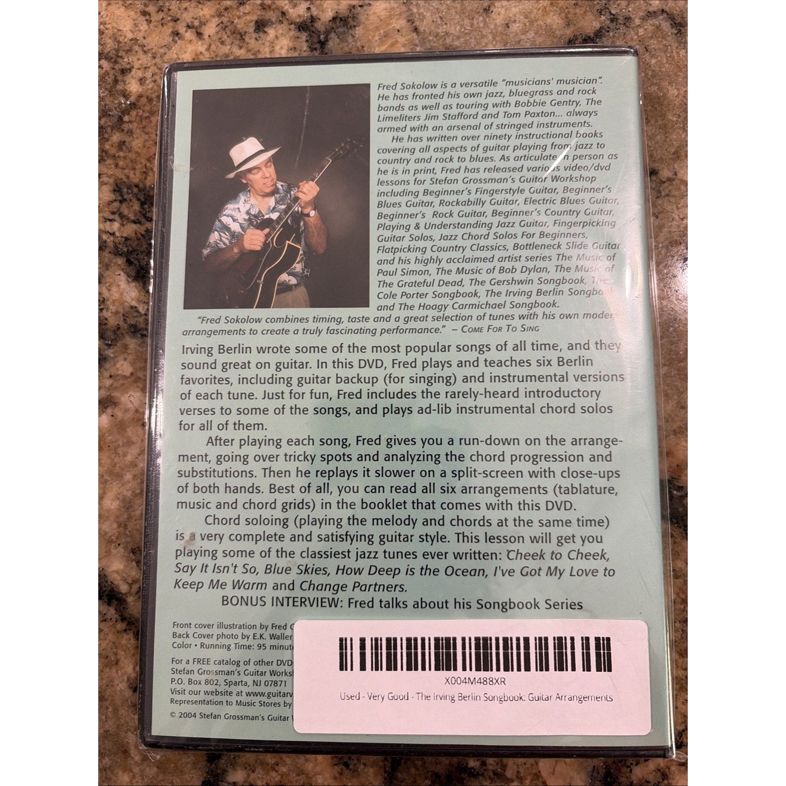 The Irving Berlin Songbook: Guitar Arrangements (DVD) Fred Sokolow
