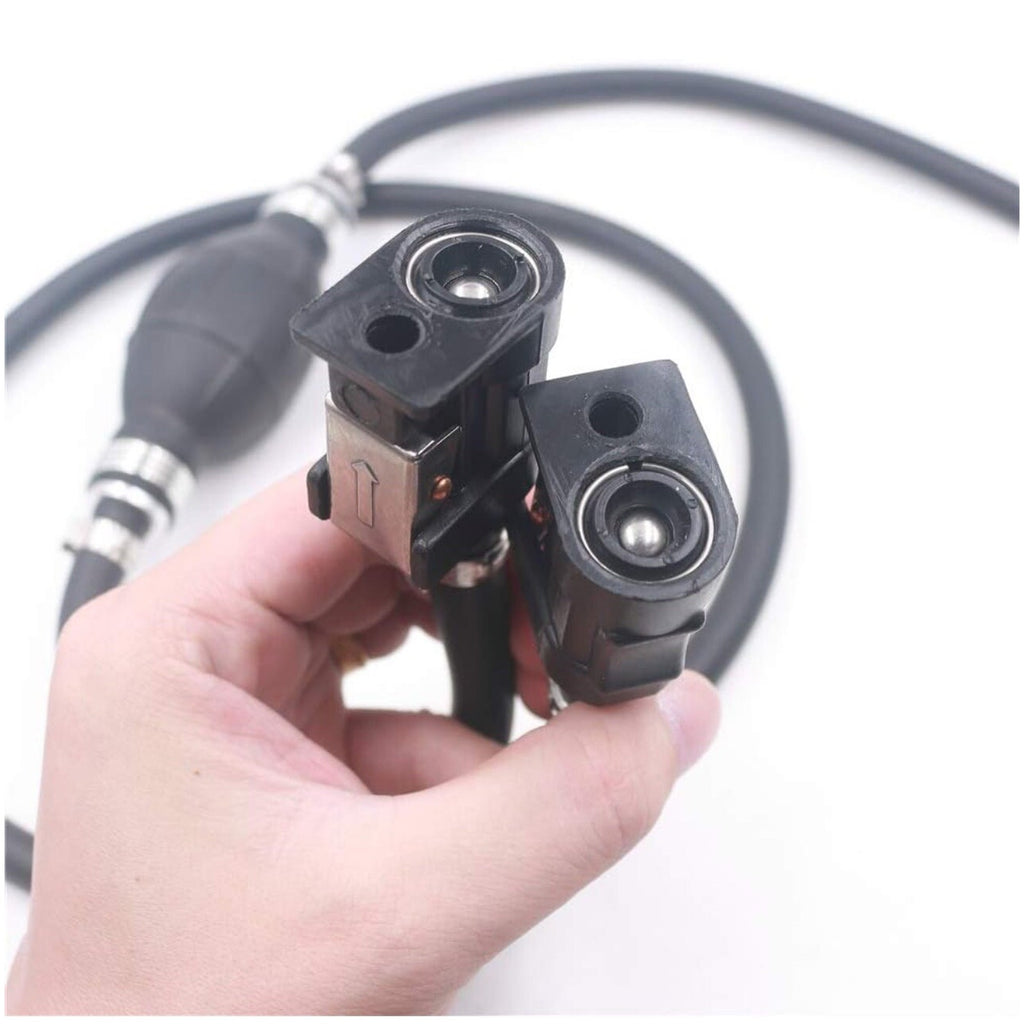 2.1m/6.88ft 5/16" 8mm Fuel Line Hose with Connector Outboard Primer Bulb Marine