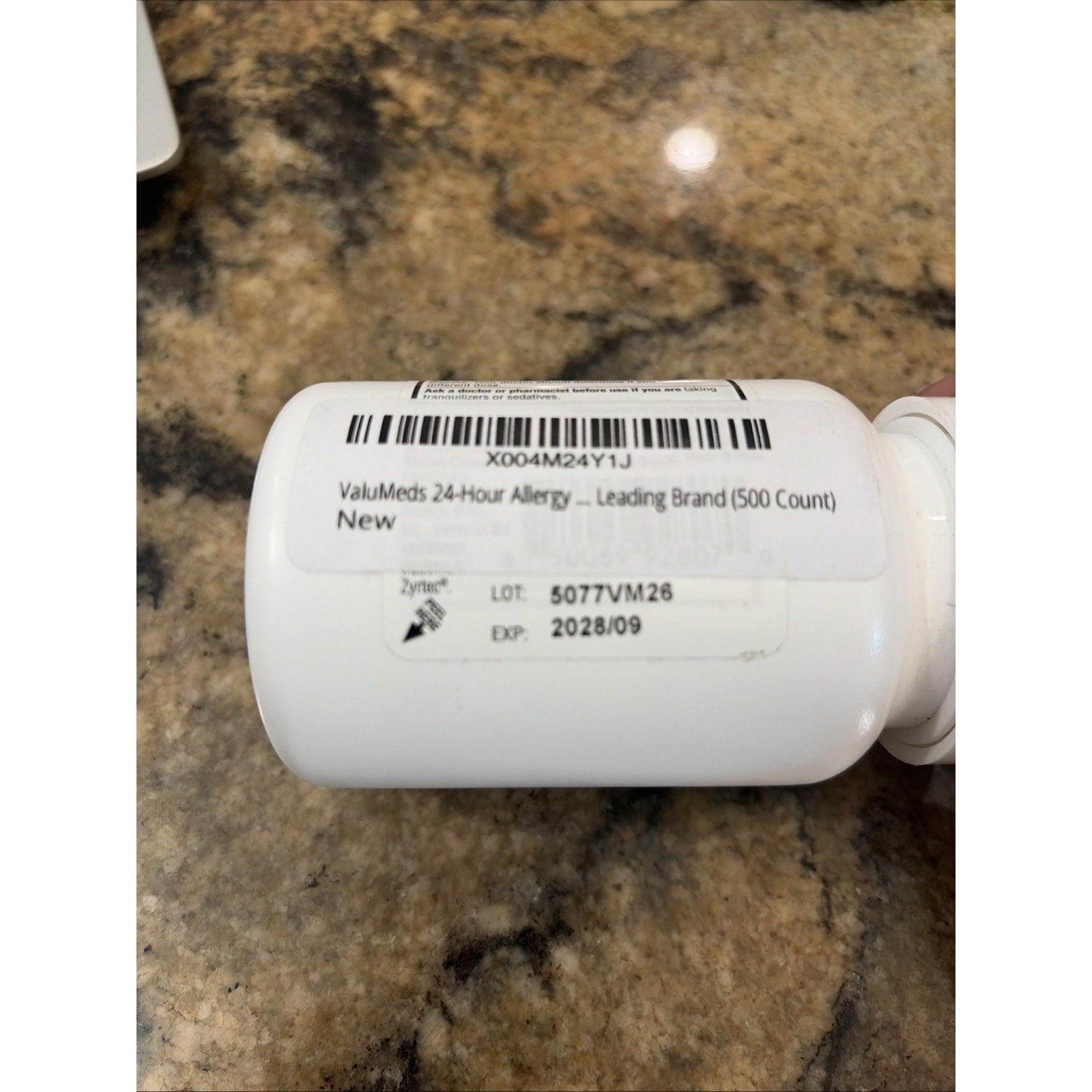 ValuMeds 24-Hour Allergy Medicine Antihistamine for 500 Count (Pack of 1)