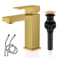KENES Gold Brushed Single Hole Single Handle Bathroom/Kitchen Faucet
